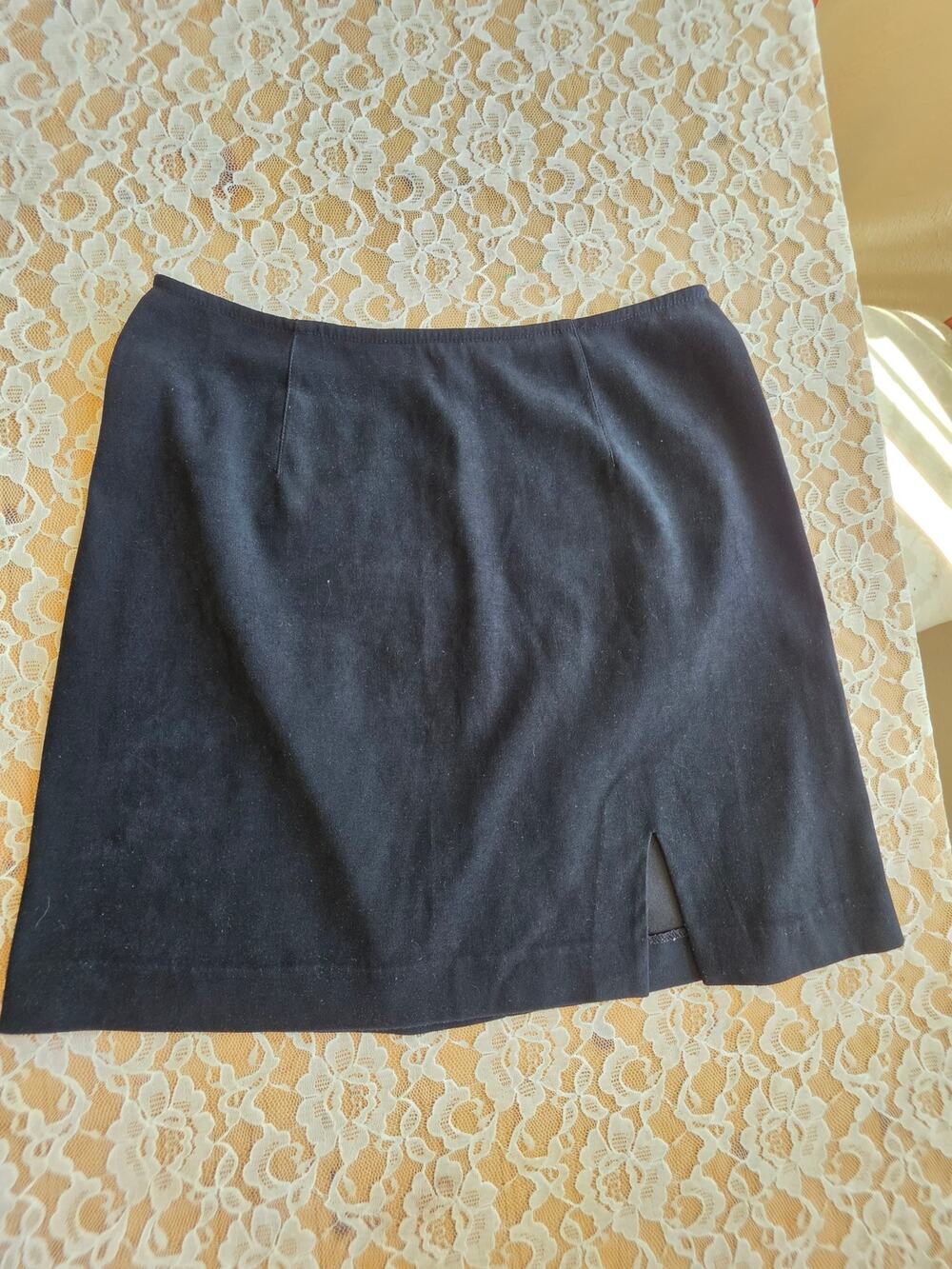 Vintage Compagnie Internationale Express Mini Skirt 90s Y2K Minimalist Size 7/8